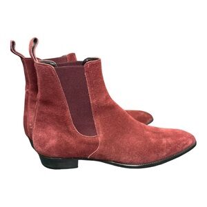 Men's Oro Los Angeles. The Malbec Granada In Taupe Chelsea Boots Size 15